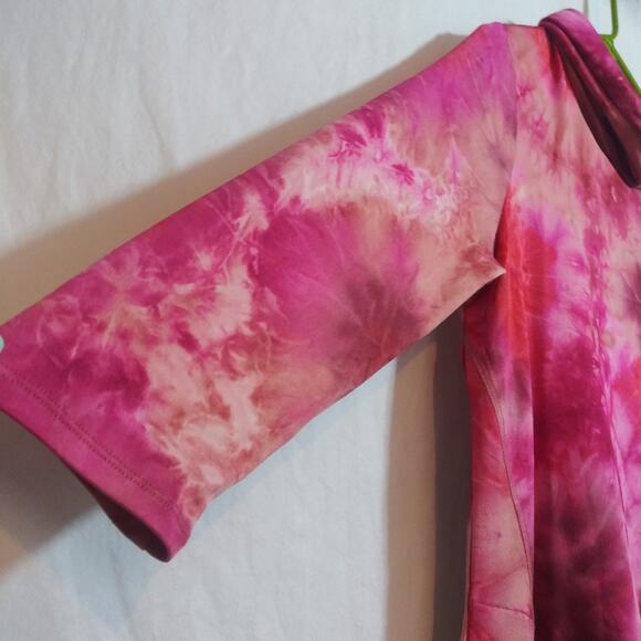 LOGO Lounge by Lori Goldstein Silky French Terry Cowl Neck Top Rosette Size XS - Picture 5 of 11